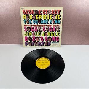 Songs From Sesame Street Golden Records Vinyl Music Nursery Hits Vintage